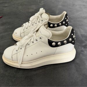 Alexander McQueen leather chunky sneakers man